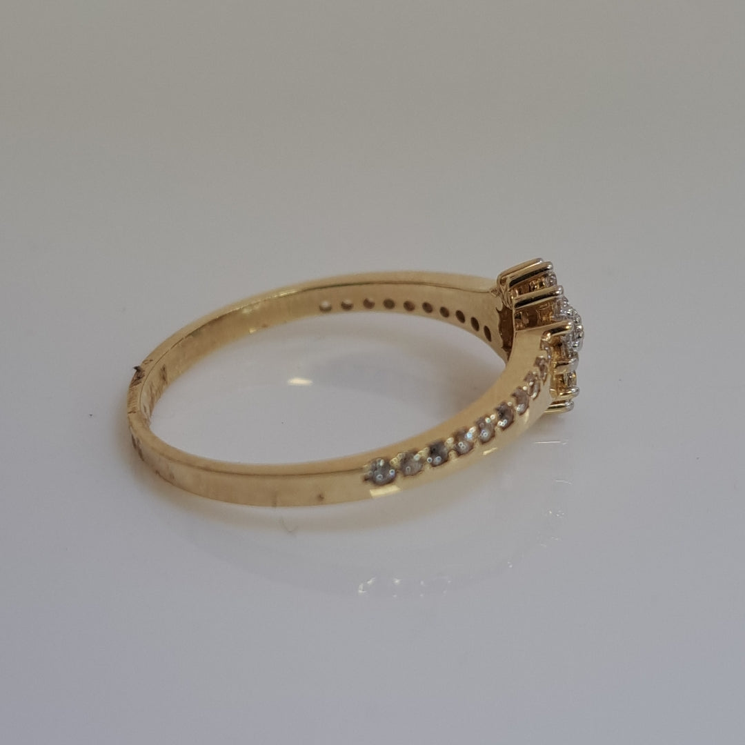 ANILLOS DAMA ORO 14K 2 (NUEVO)