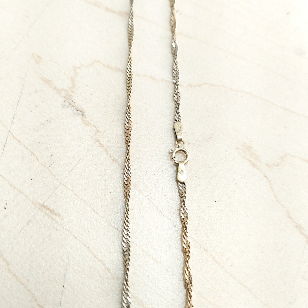 CADENA ORO COMBINADO 14 K 4.3 GRMS (SEMINUEVO)
