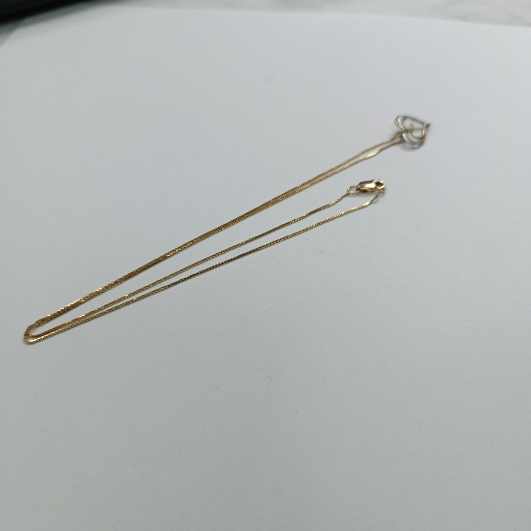 CADENA ORO 14 K 2.2 GRMS (SEMINUEVO)