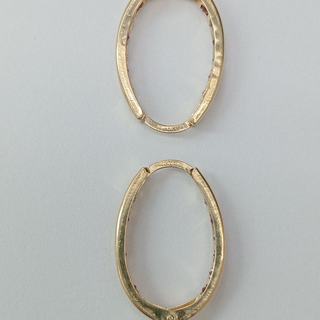 ARRACADAS PAR ORO 10 K 1.7 GRMS (SEMINUEVO)