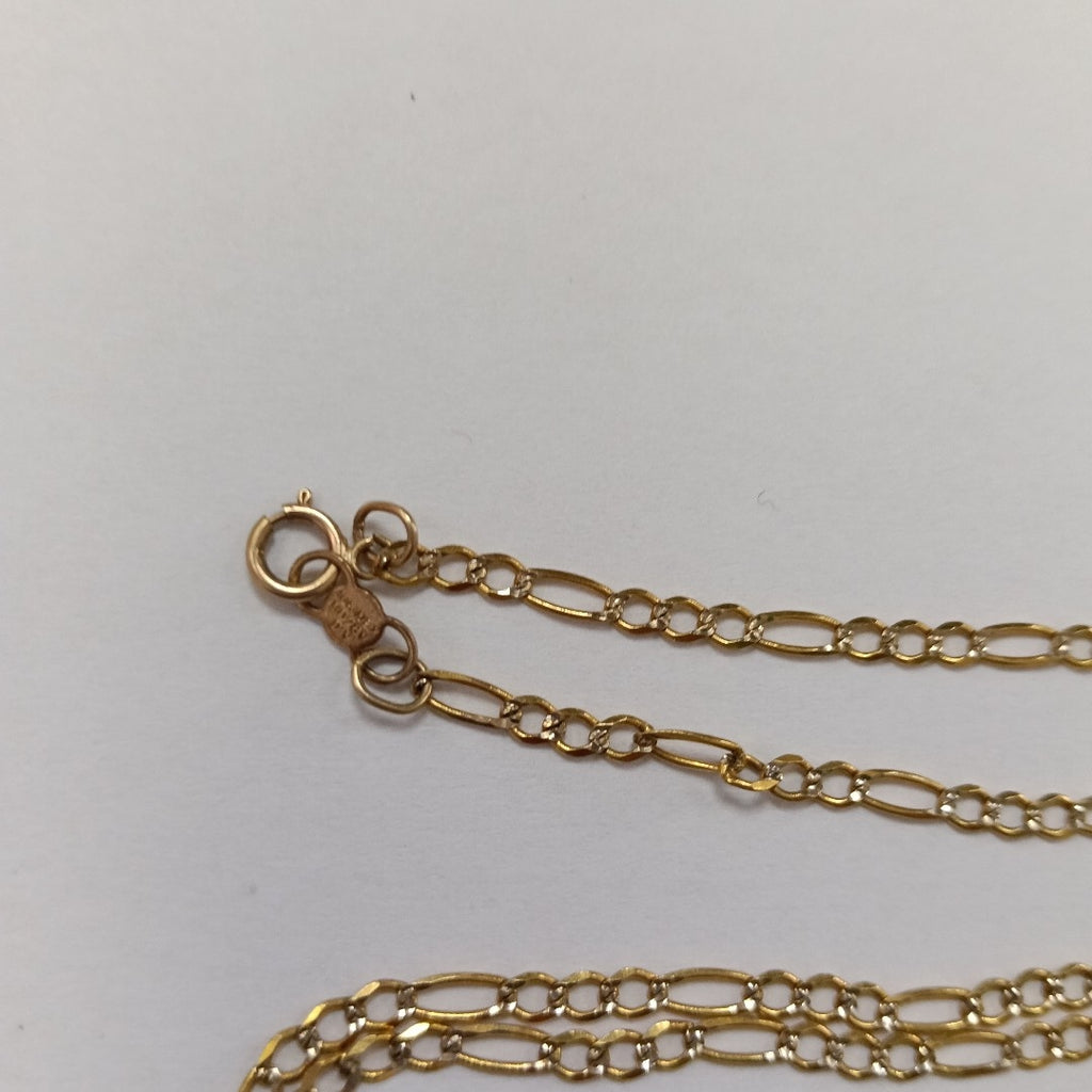 CADENA, MEDALLA RELIGIOSA ORO 10 K 4.2 GRMS (SEMINUEVO)