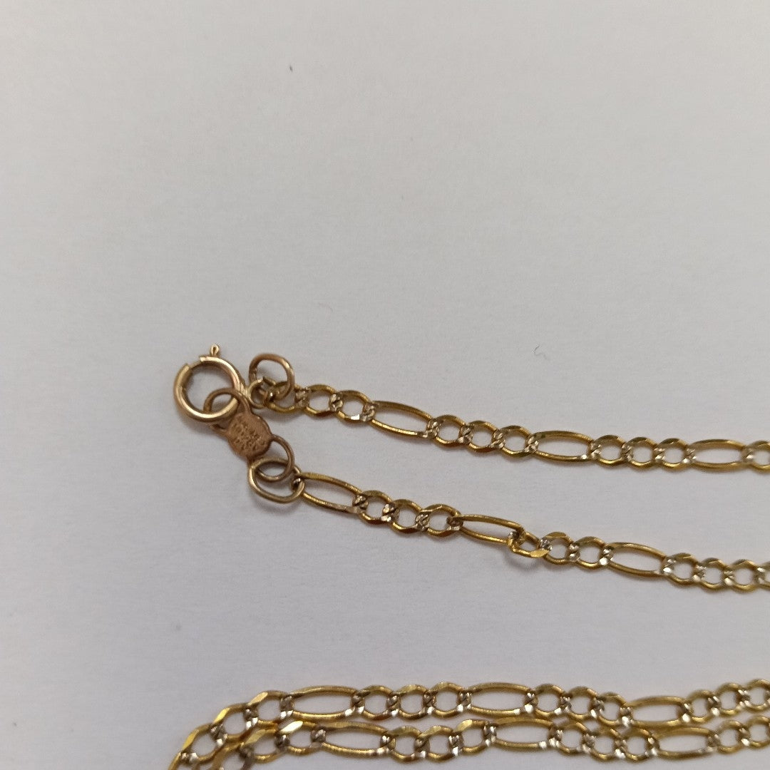 CADENA, MEDALLA RELIGIOSA ORO 10 K 4.2 GRMS (SEMINUEVO)