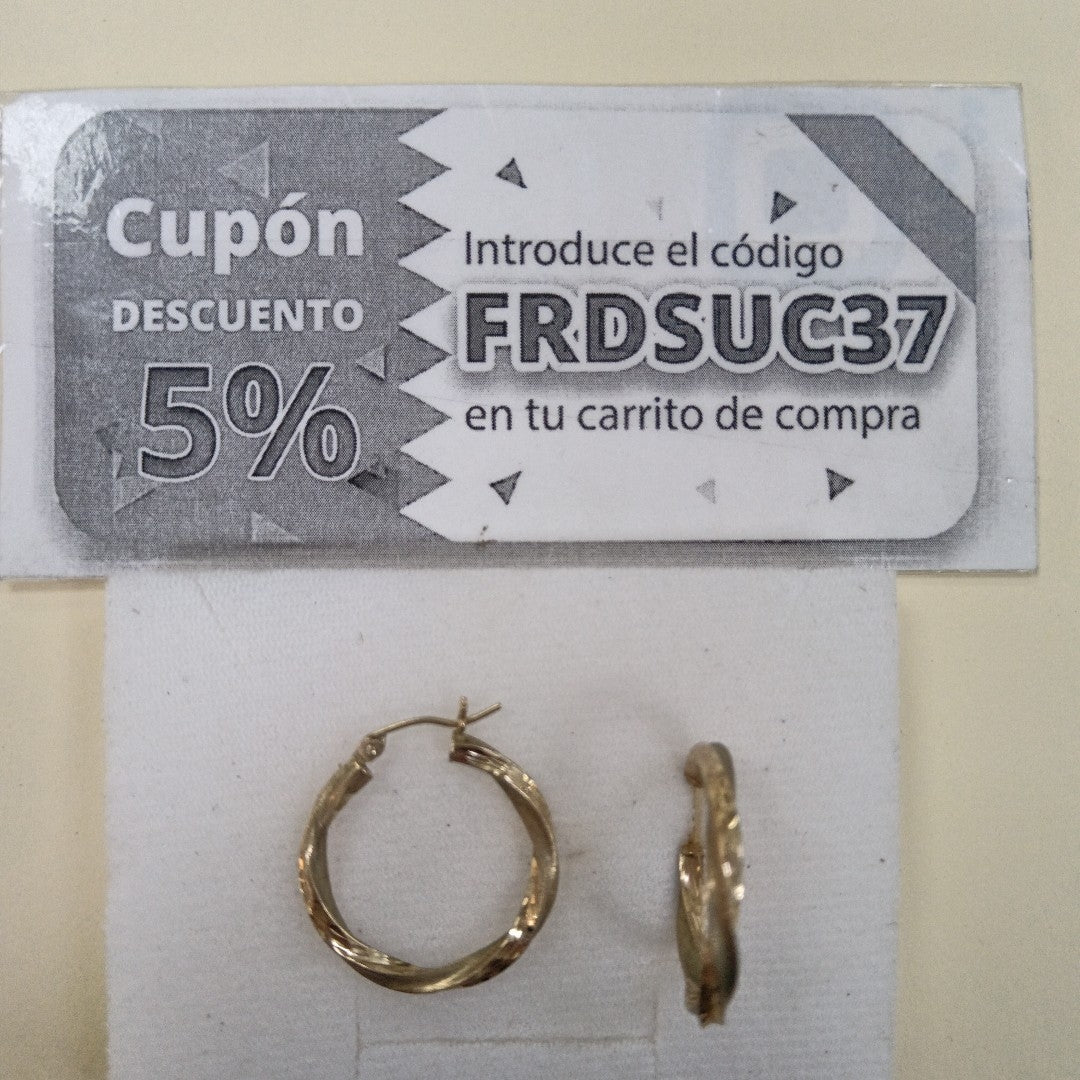 ARRACADAS PAR ORO 10 K 2.1 GRMS (SEMINUEVO)