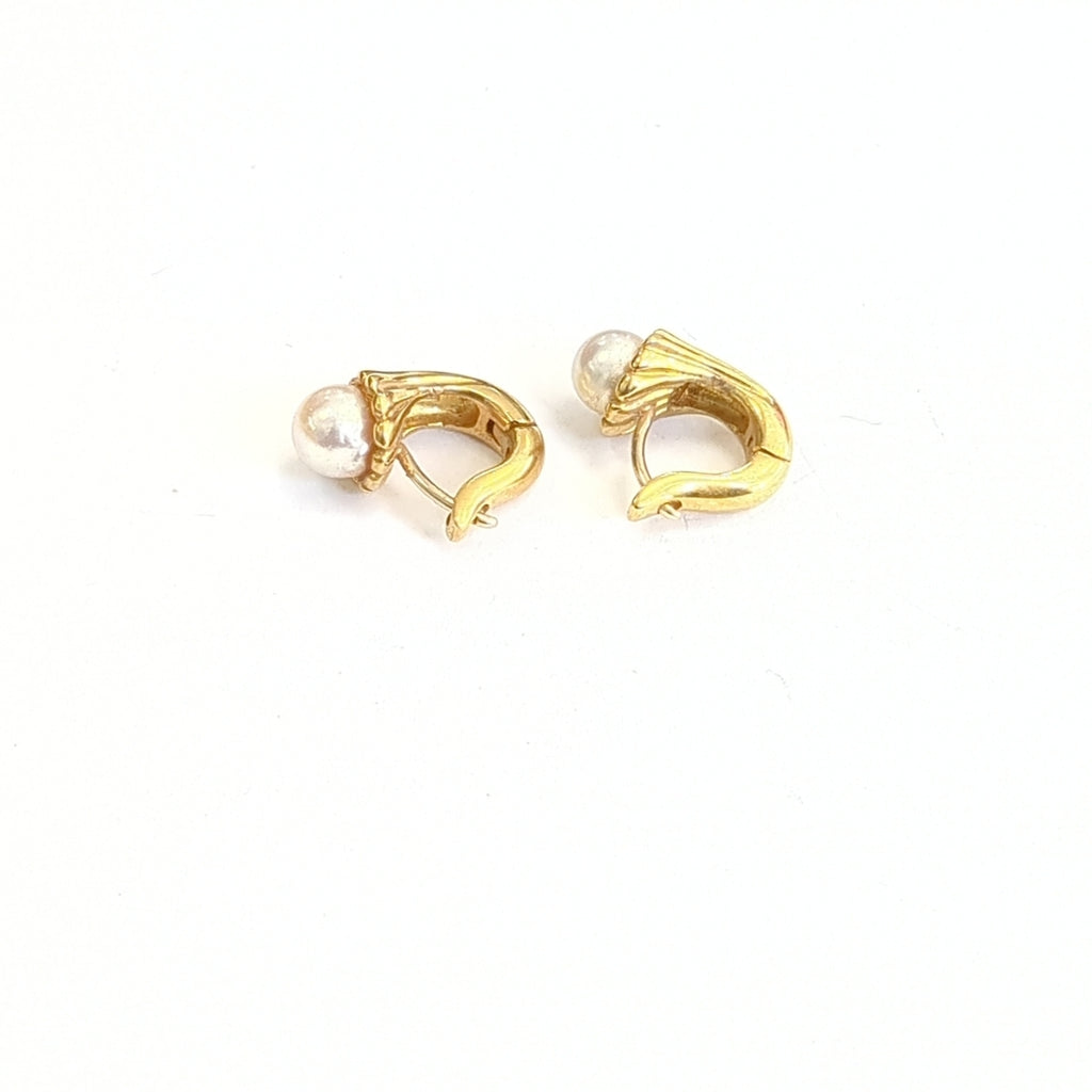 ARETES PAR ORO 18 K 10,50 GRMS (SEMINUEVO)