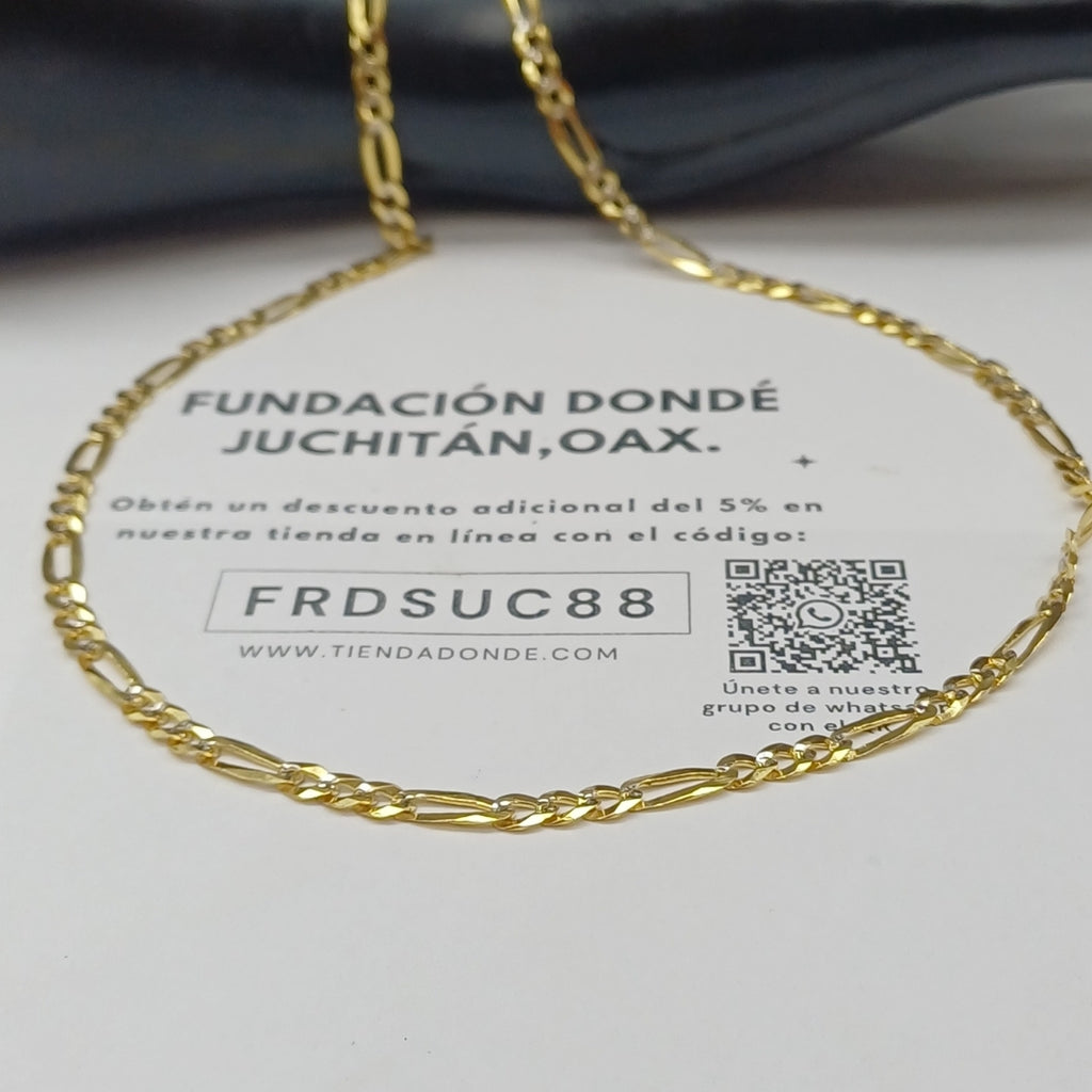 CADENA 3X1 10.4G 50 CM 14K (NUEVO)