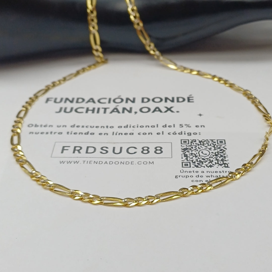 CADENA 3X1 10.4G 50 CM 14K (NUEVO)