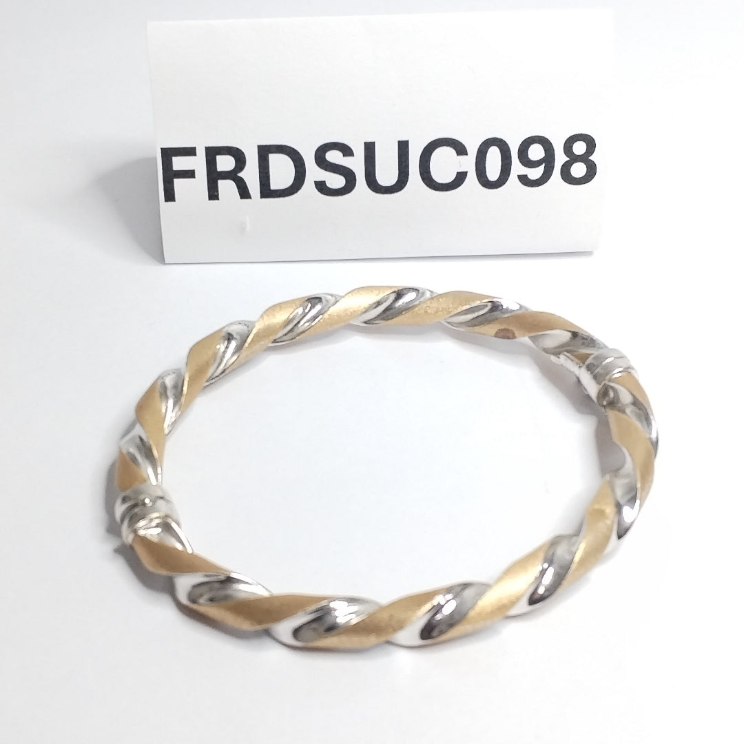 PULSERA RIGIDA ORO, ORO COMBINADO 14 K 12 GRMS (SEMINUEVO)