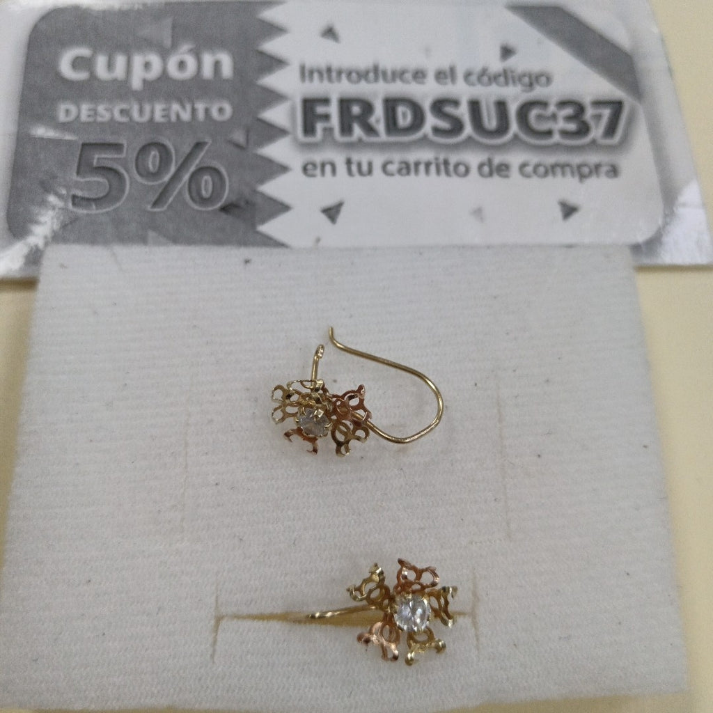 ARETES PAR ORO 10 K 1.5 GRMS (SEMINUEVO)