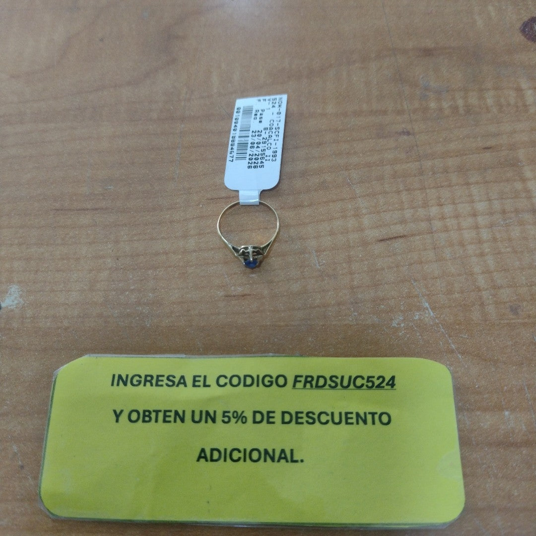 ANILLITO ORO 14 K 0.8 GRMS (SEMINUEVO)