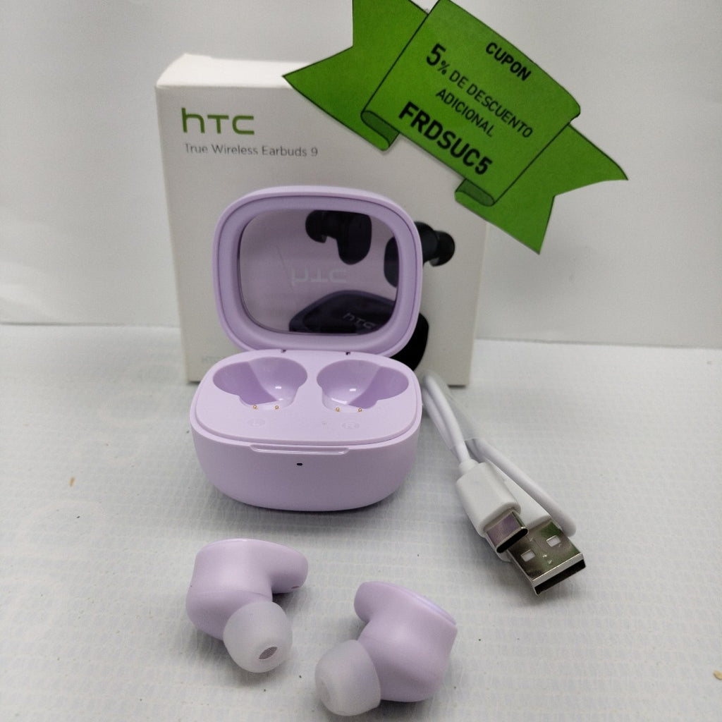 AUDIFONOS HTC EARBUDS 9 INALAMBRICO IN EAR (SEMINUEVO)