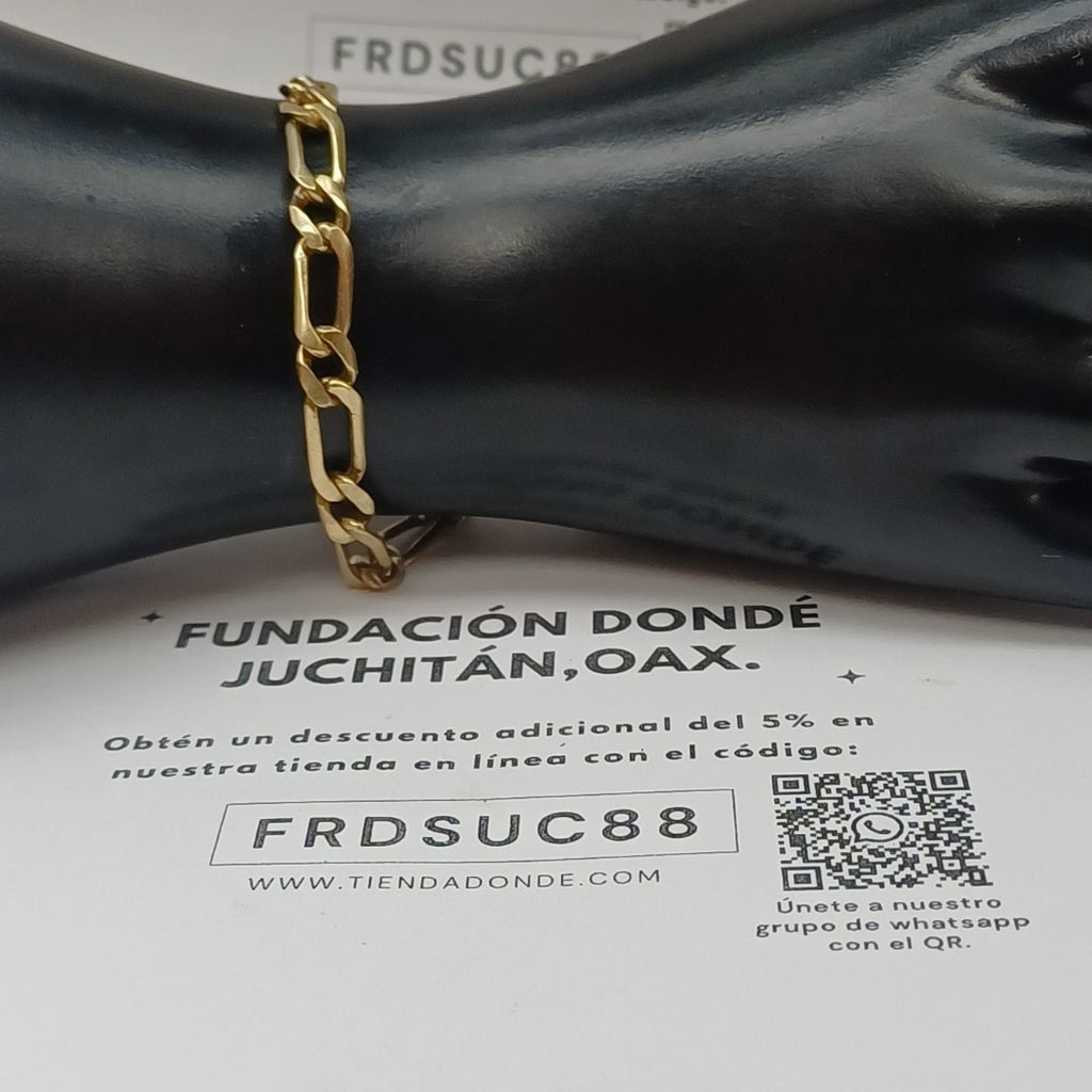 PULSERA ORO 14 K 13.9 GRMS (SEMINUEVO)