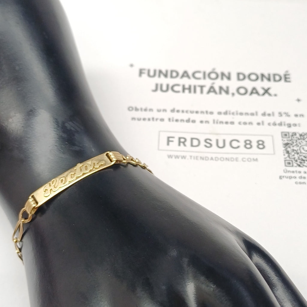ESCLAVA ORO 10 K 4.4 GRMS (SEMINUEVO)