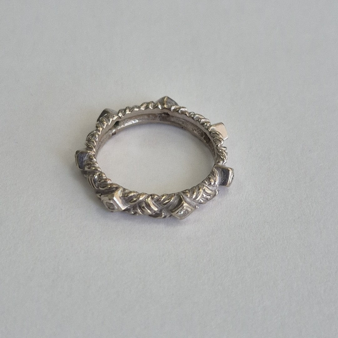 ANILLITO ORO BLANCO 10 K 3,60 GRMS (SEMINUEVO)
