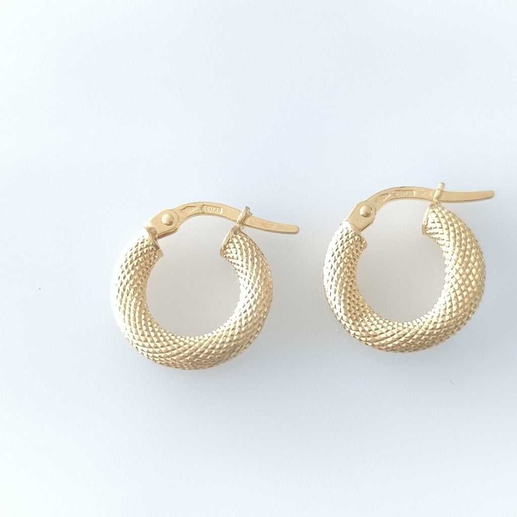 ARRACADAS PAR ORO 18 K 1.4 GRMS (SEMINUEVO)