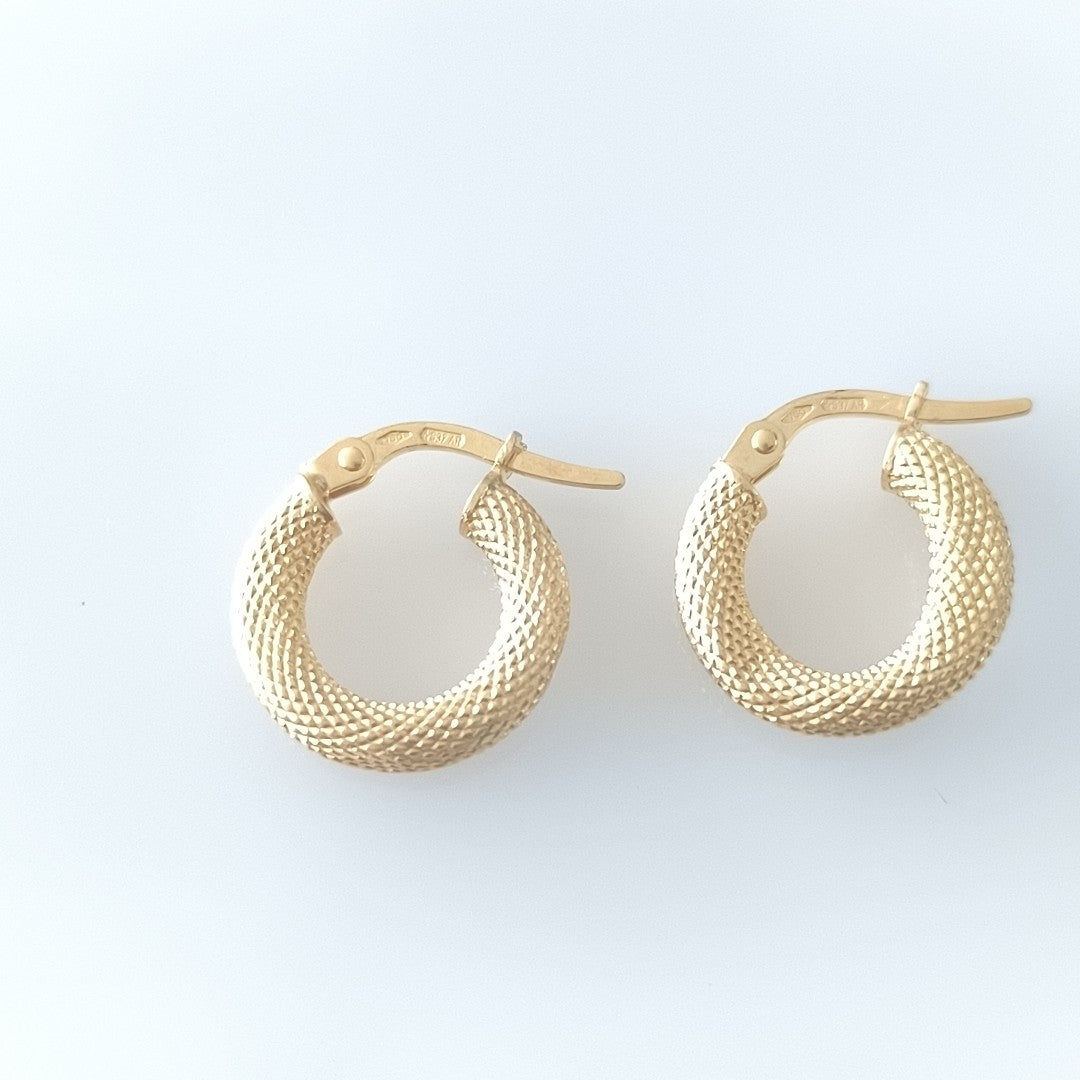 ARRACADAS PAR ORO 18 K 1.4 GRMS (SEMINUEVO)