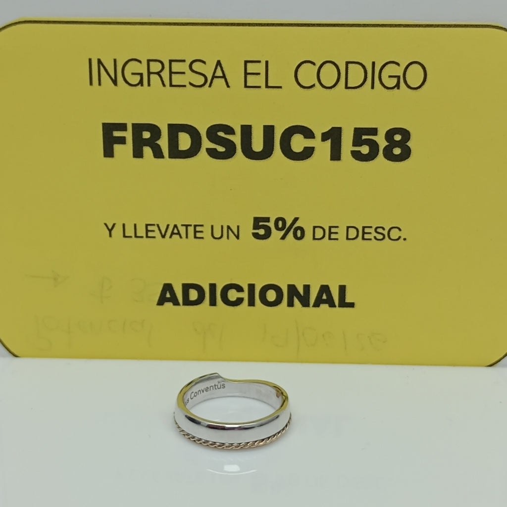 ARGOLLA ORO BLANCO 14 K 4,80 GRMS (SEMINUEVO)