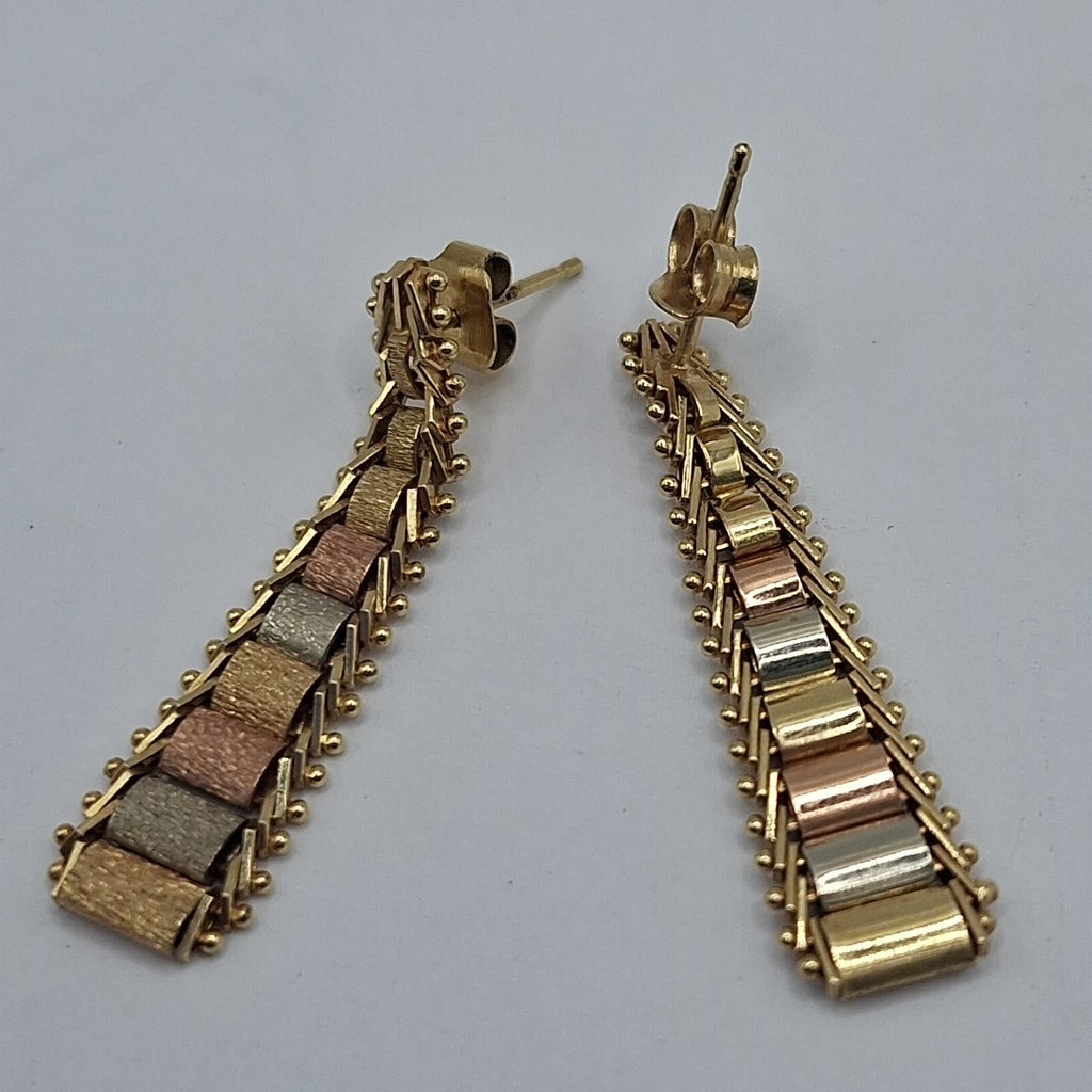ARETES PAR ORO 14 K 3,70 GRMS (SEMINUEVO)