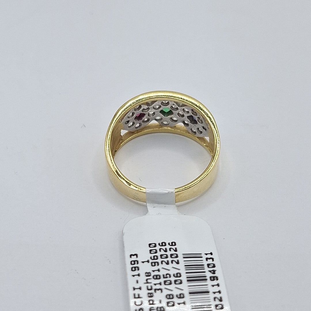 ANILLO ORO 14 K 5.3 GRMS (SEMINUEVO)