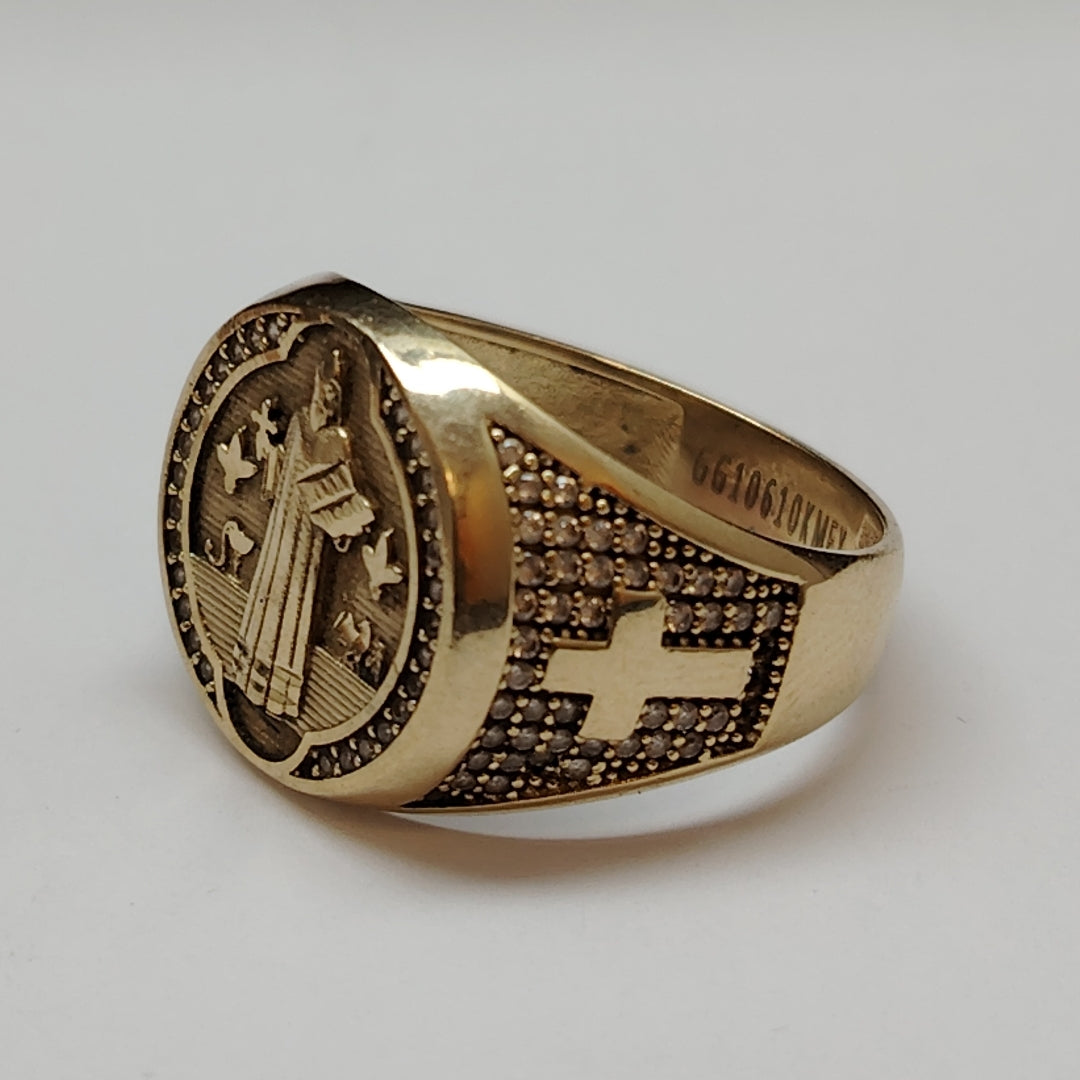 ANILLO ORO 10 K 4,80 GRMS (SEMINUEVO)