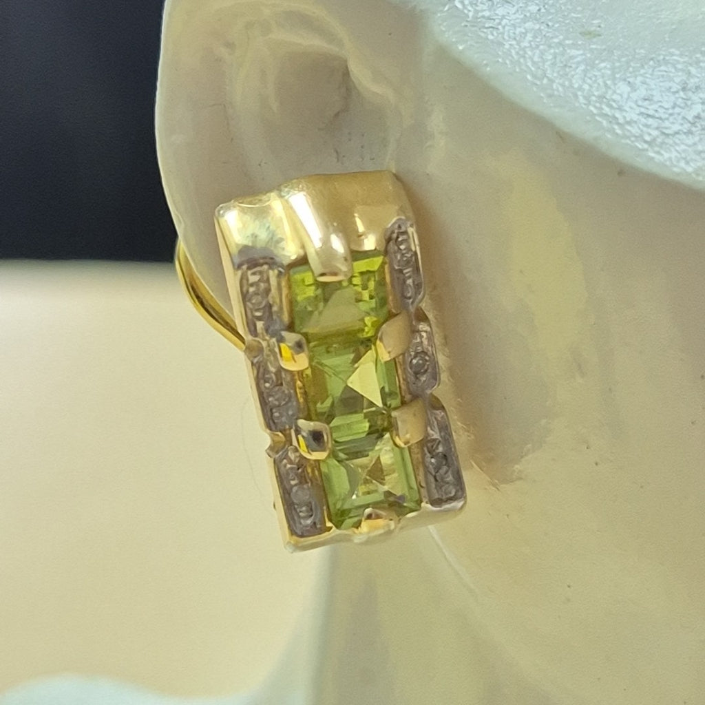 ARETES PAR ORO 14 K 6,50 GRMS (SEMINUEVO)