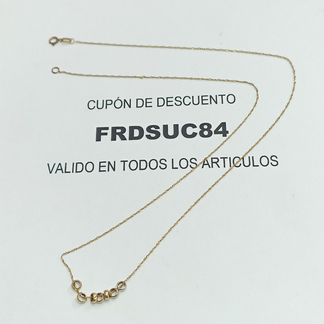 CADENA ORO 14 K 1,00 GRMS (SEMINUEVO)