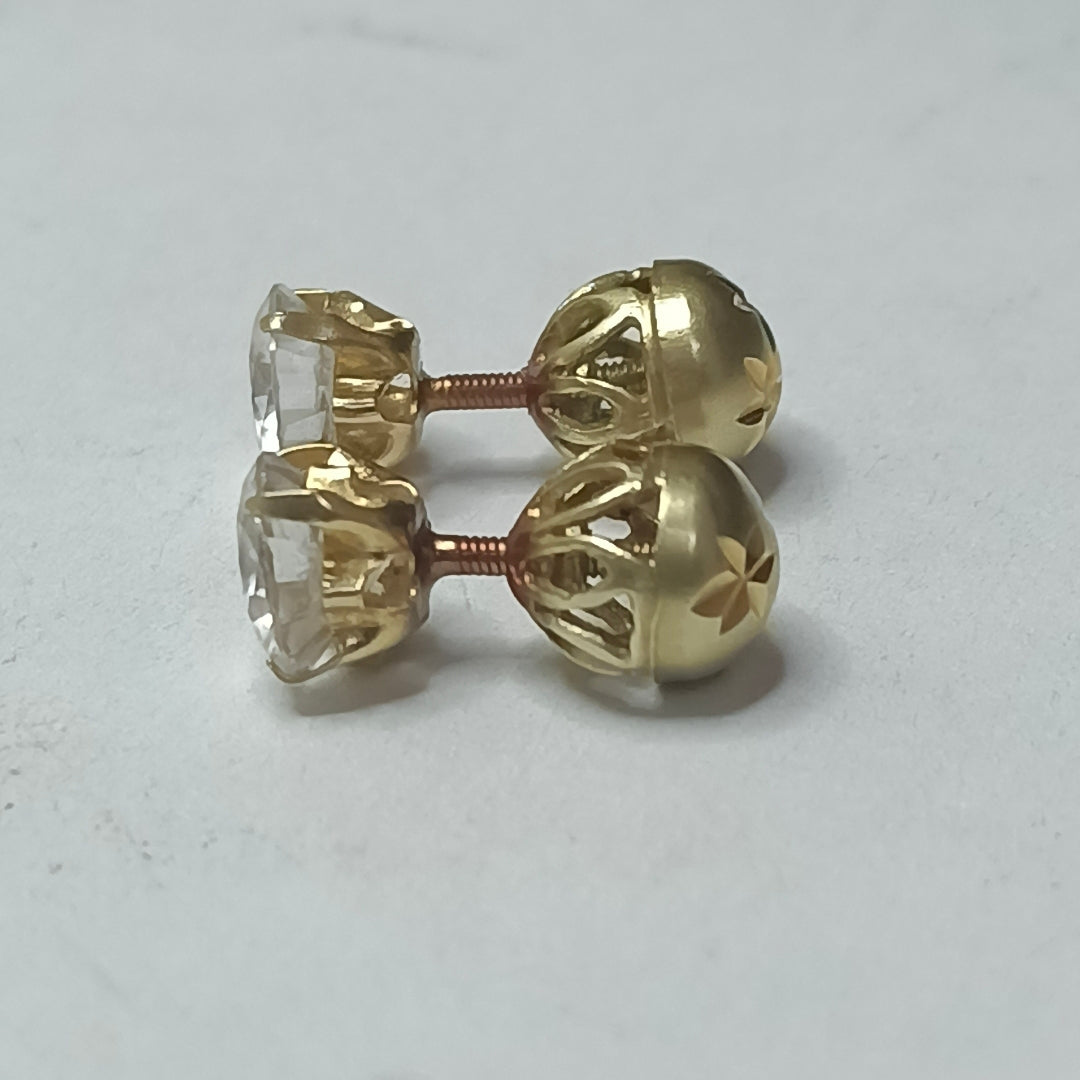BROQUELES PAR ORO 14 K 2 GRMS (SEMINUEVO)