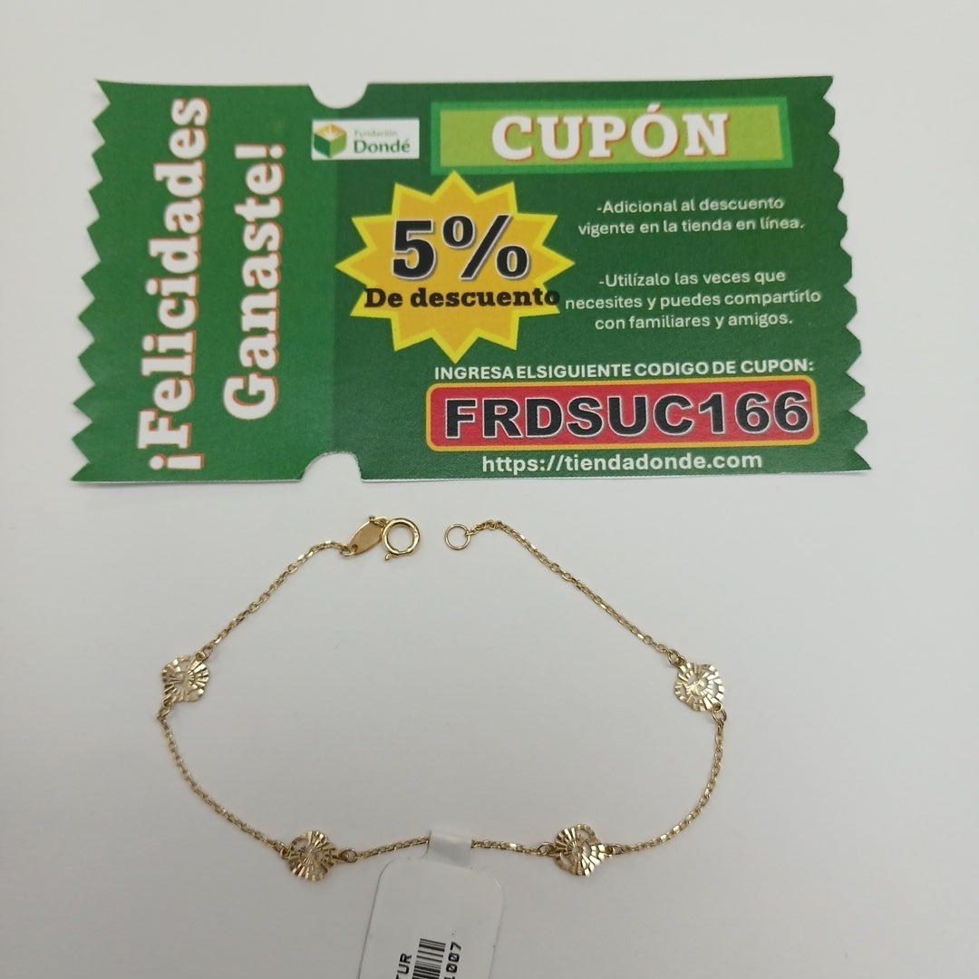 PULSERAS DAMA ORO 14K 1.2 (NUEVO)