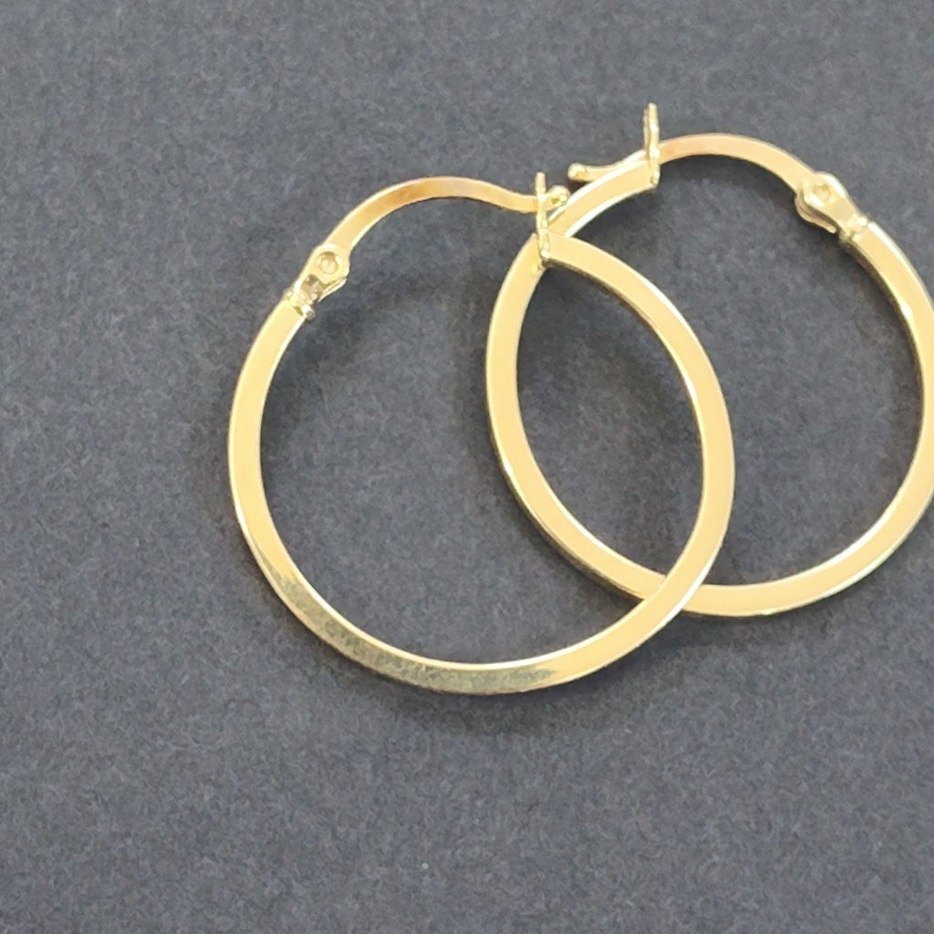 ARRACADAS PAR ORO 14 K 1.5 GRMS (SEMINUEVO)