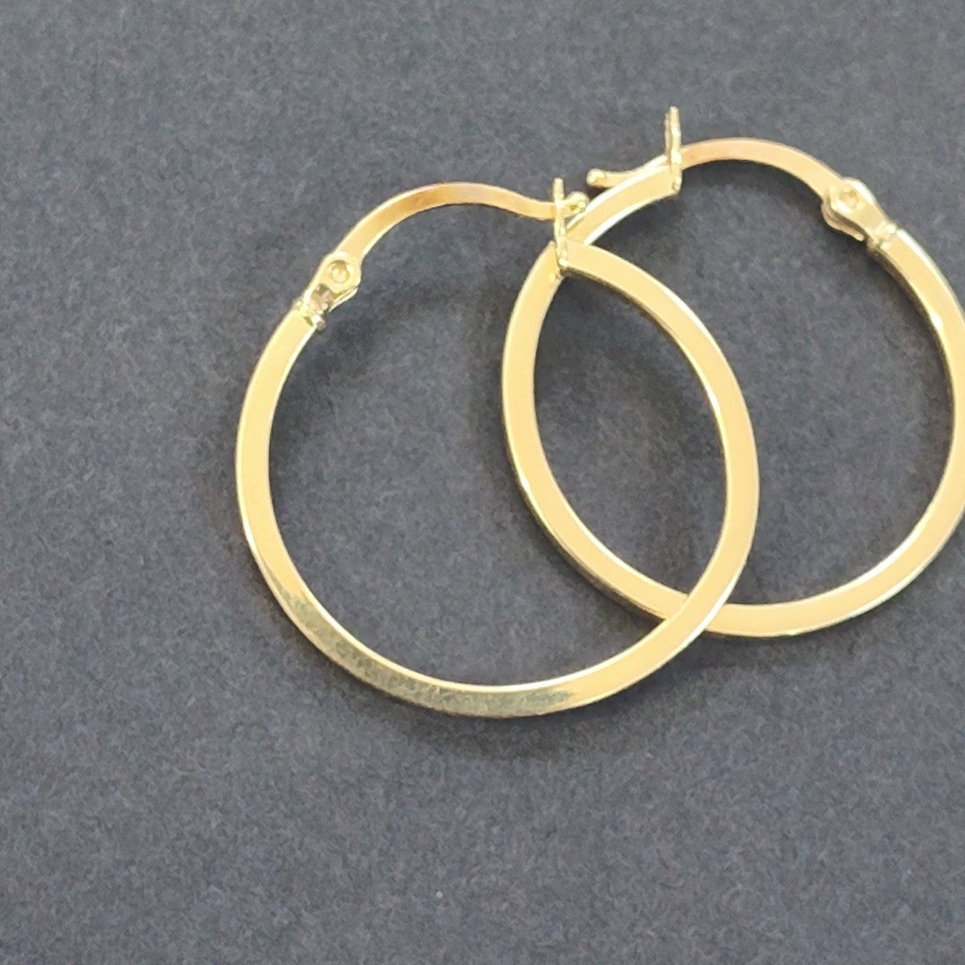ARRACADAS PAR ORO 14 K 1.5 GRMS (SEMINUEVO)