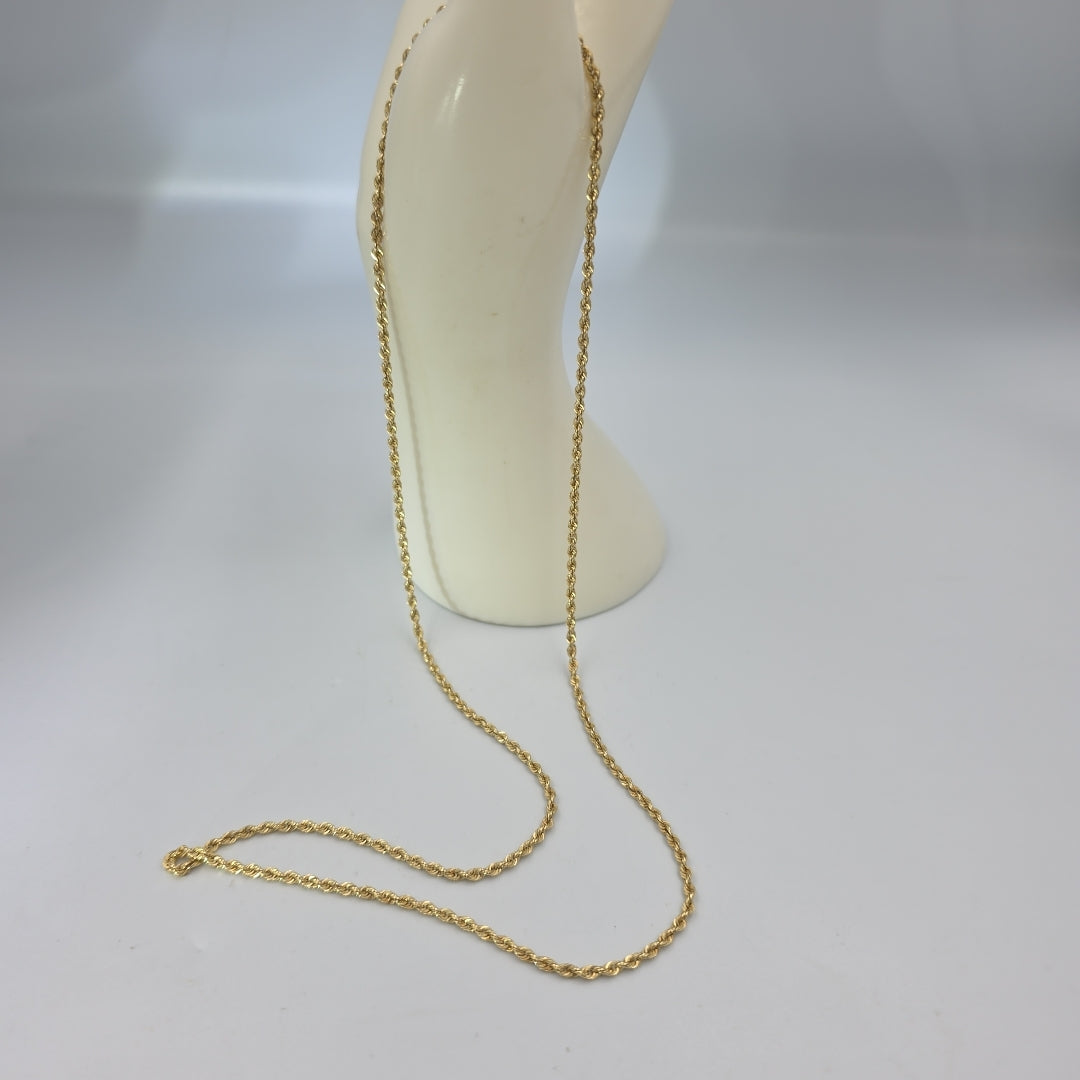CADENA ORO 14 K 3.2 GRMS (SEMINUEVO)