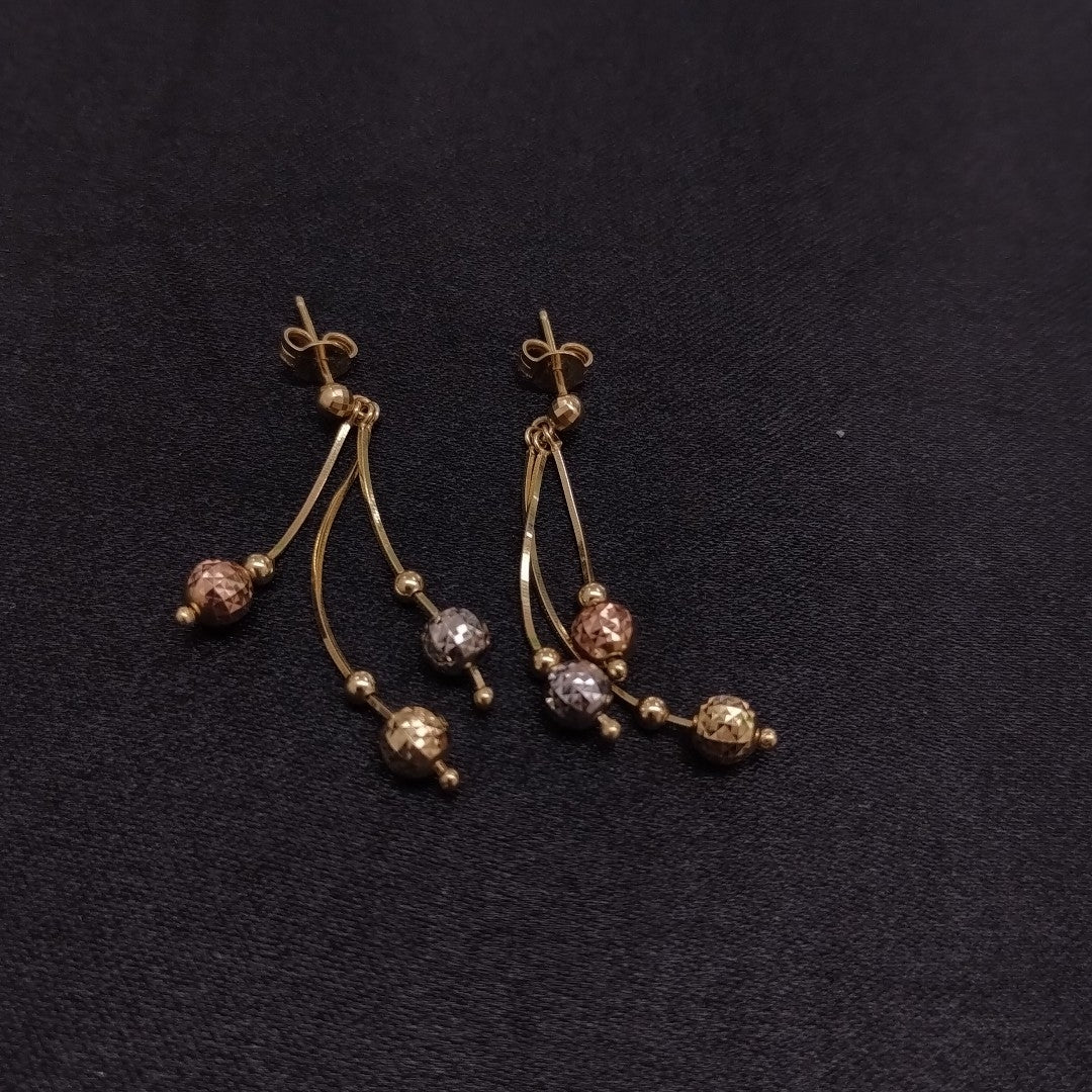 ARETES PAR ORO 14 K 2.7 GRMS (SEMINUEVO)