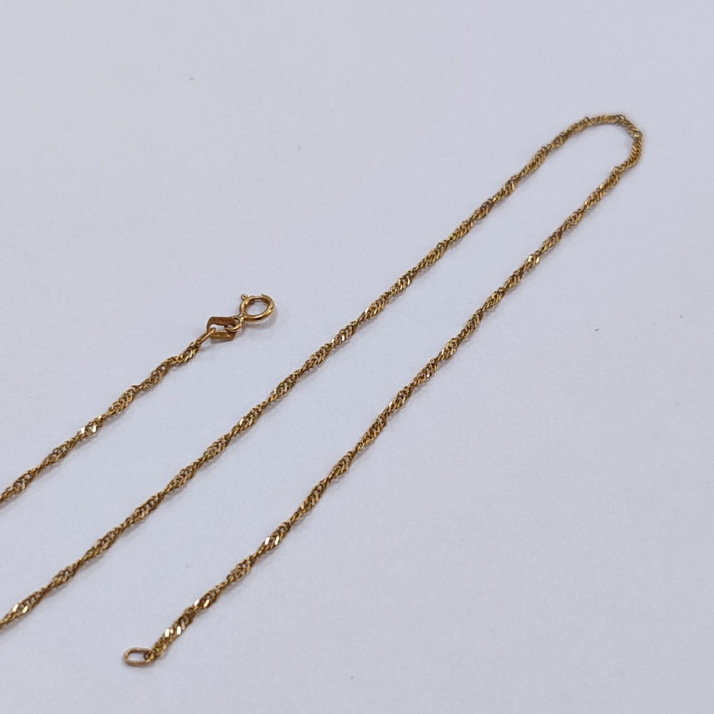 CADENA ORO 14 K 2.2 GRMS (SEMINUEVO)