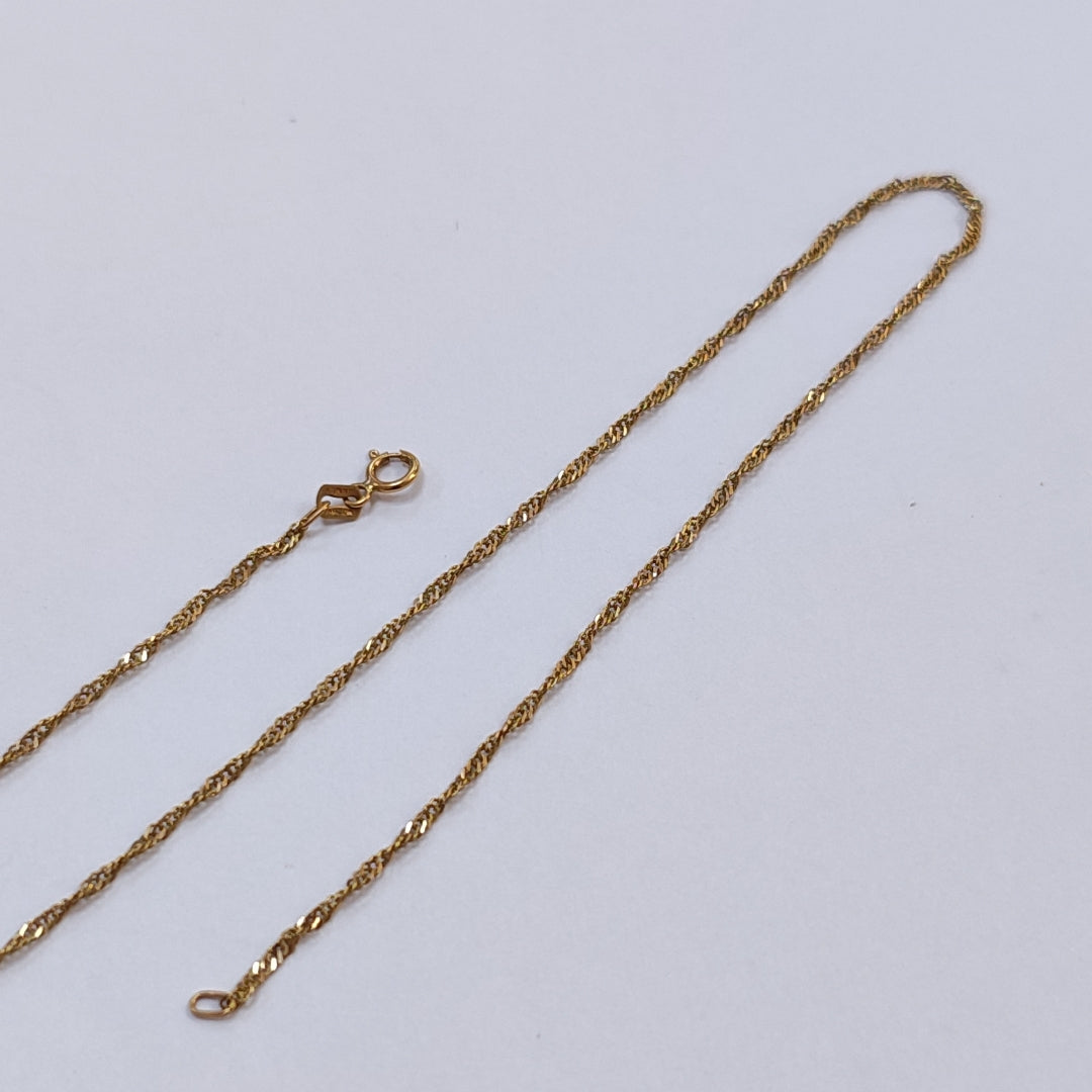 CADENA ORO 14 K 2.2 GRMS (SEMINUEVO)