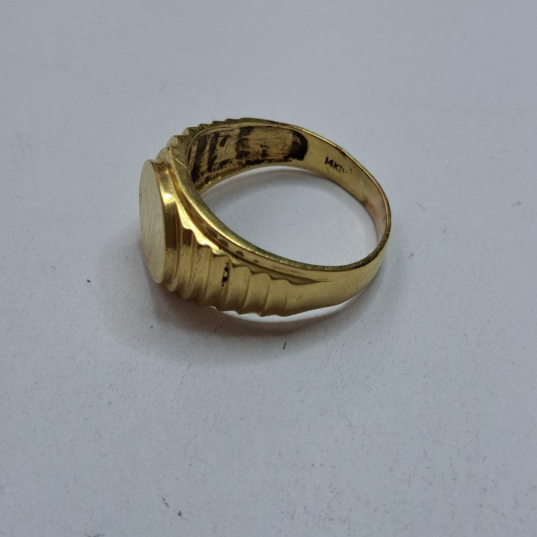 ANILLO ORO 14 K 7,20 GRMS (SEMINUEVO)