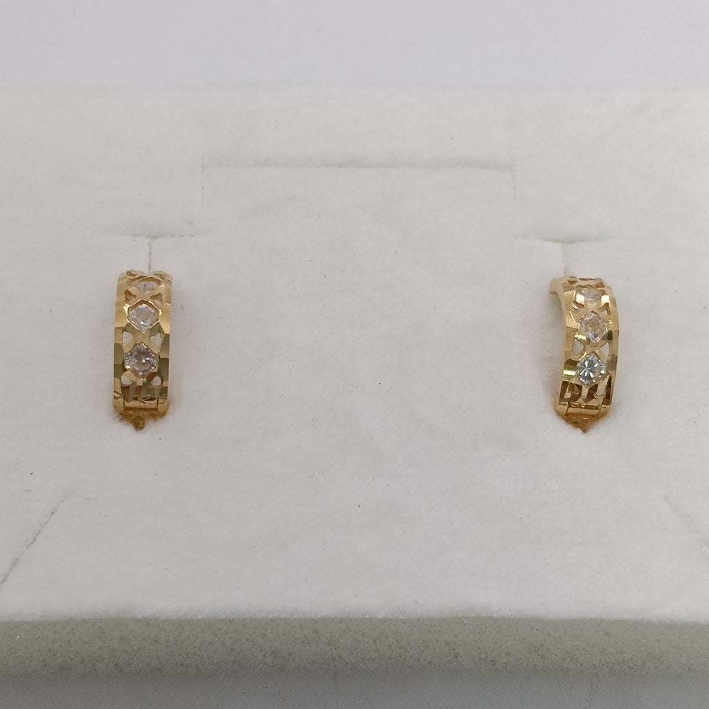 ARRACADAS PAR ORO 14 K 2,80 GRMS (SEMINUEVO)