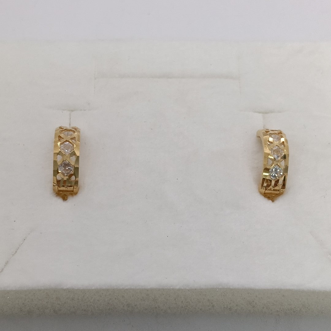 ARRACADAS PAR ORO 14 K 2,80 GRMS (SEMINUEVO)