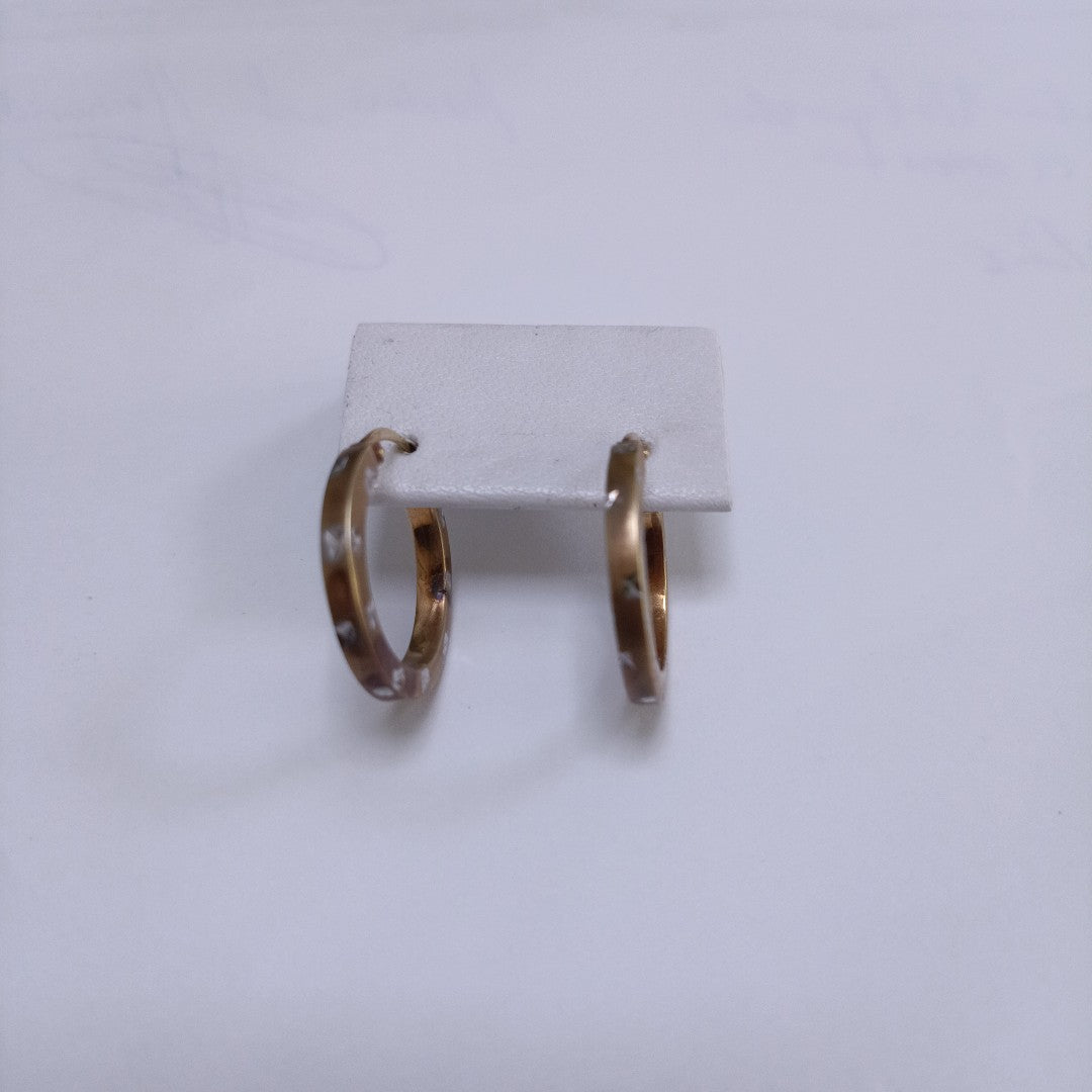 ARRACADAS PAR ORO COMBINADO 10 K 1,70 GRMS (SEMINUEVO)
