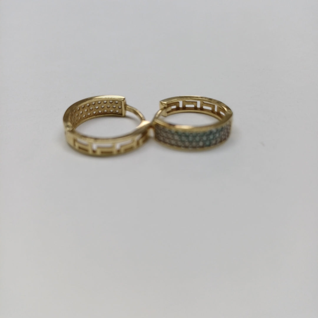 ARRACADAS PAR ORO 14 K 2.6 GRMS (SEMINUEVO)