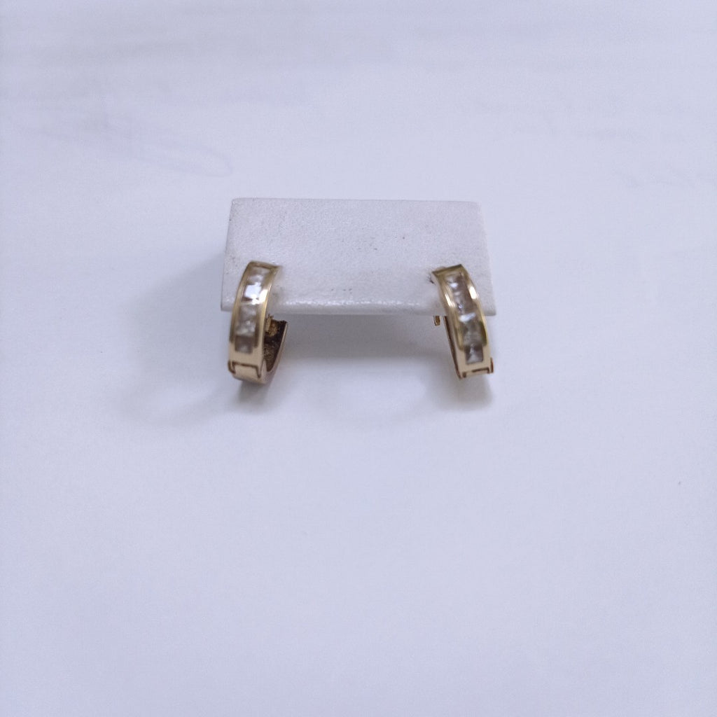 ARRACADAS PAR ORO 14 K 1.3 GRMS (SEMINUEVO)