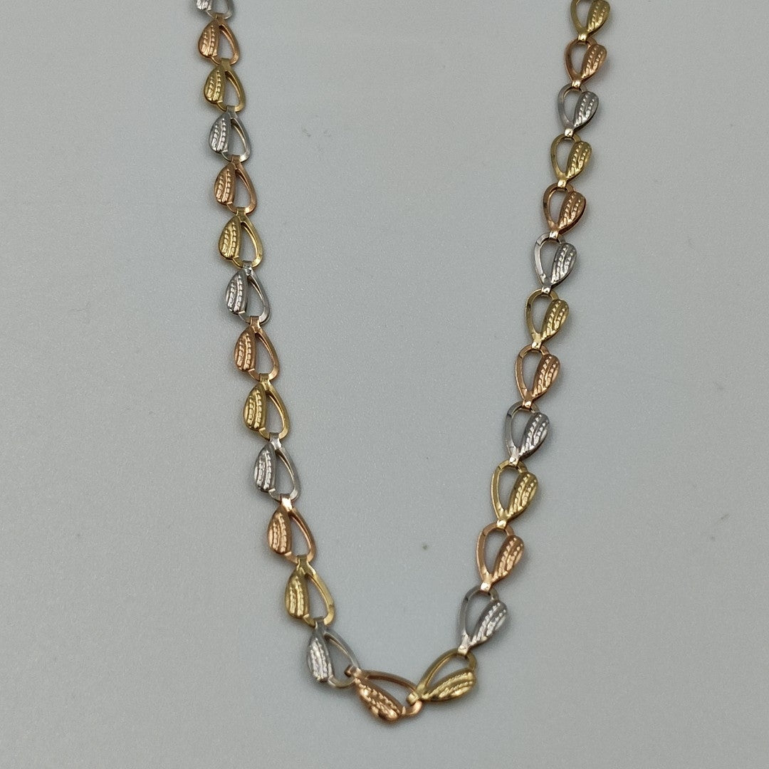 GARGANTILLA ORO,ORO COMBINADO 14 K 4,10 GRMS (SEMINUEVO)