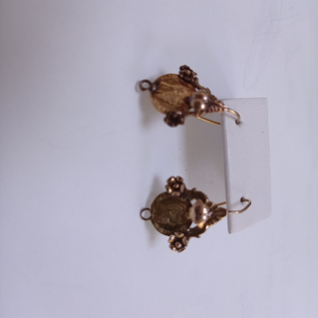 ARETES PAR ORO 10 K 2.2 GRMS (SEMINUEVO)