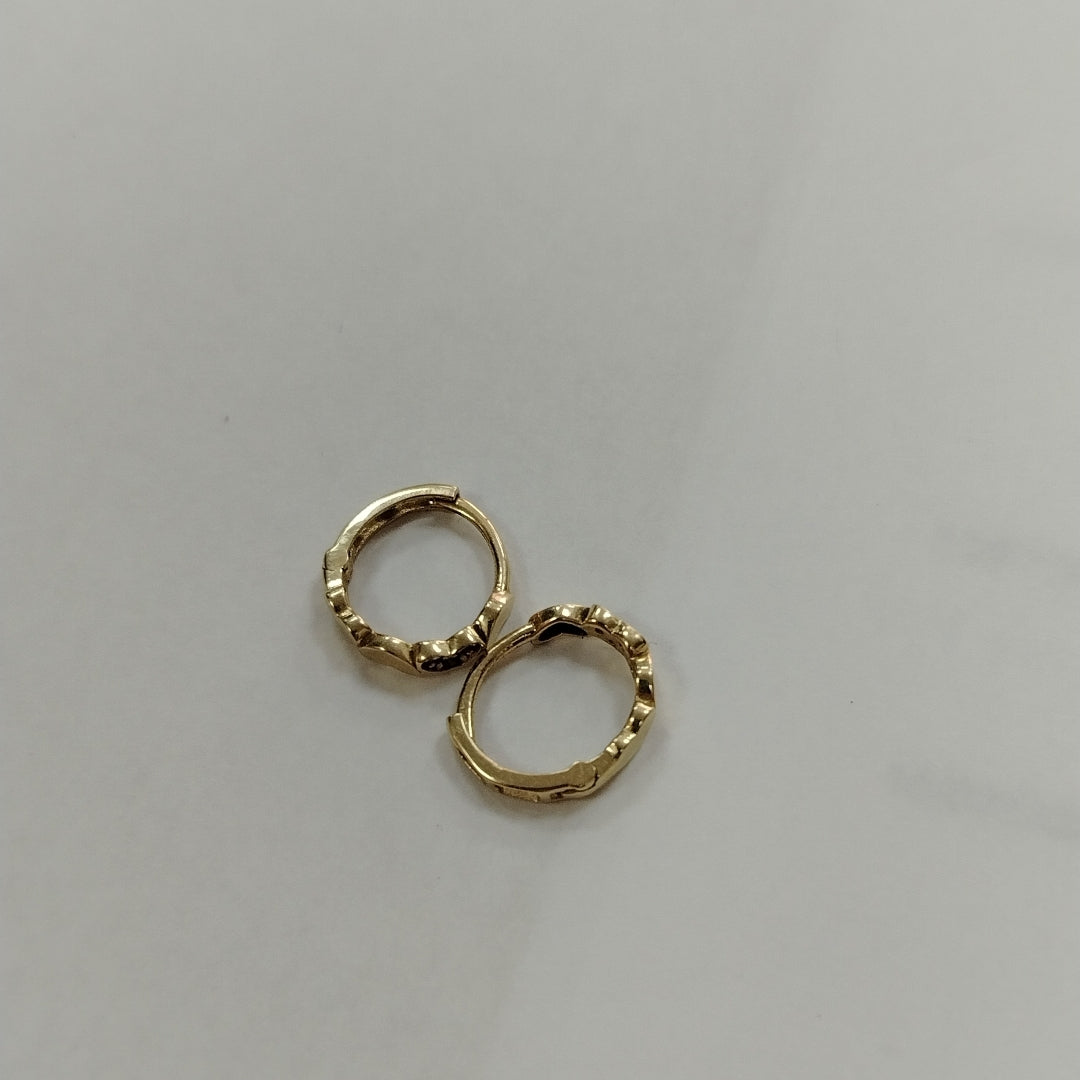 ARRACADAS PAR ORO 14 K 1,00 GRMS (SEMINUEVO)