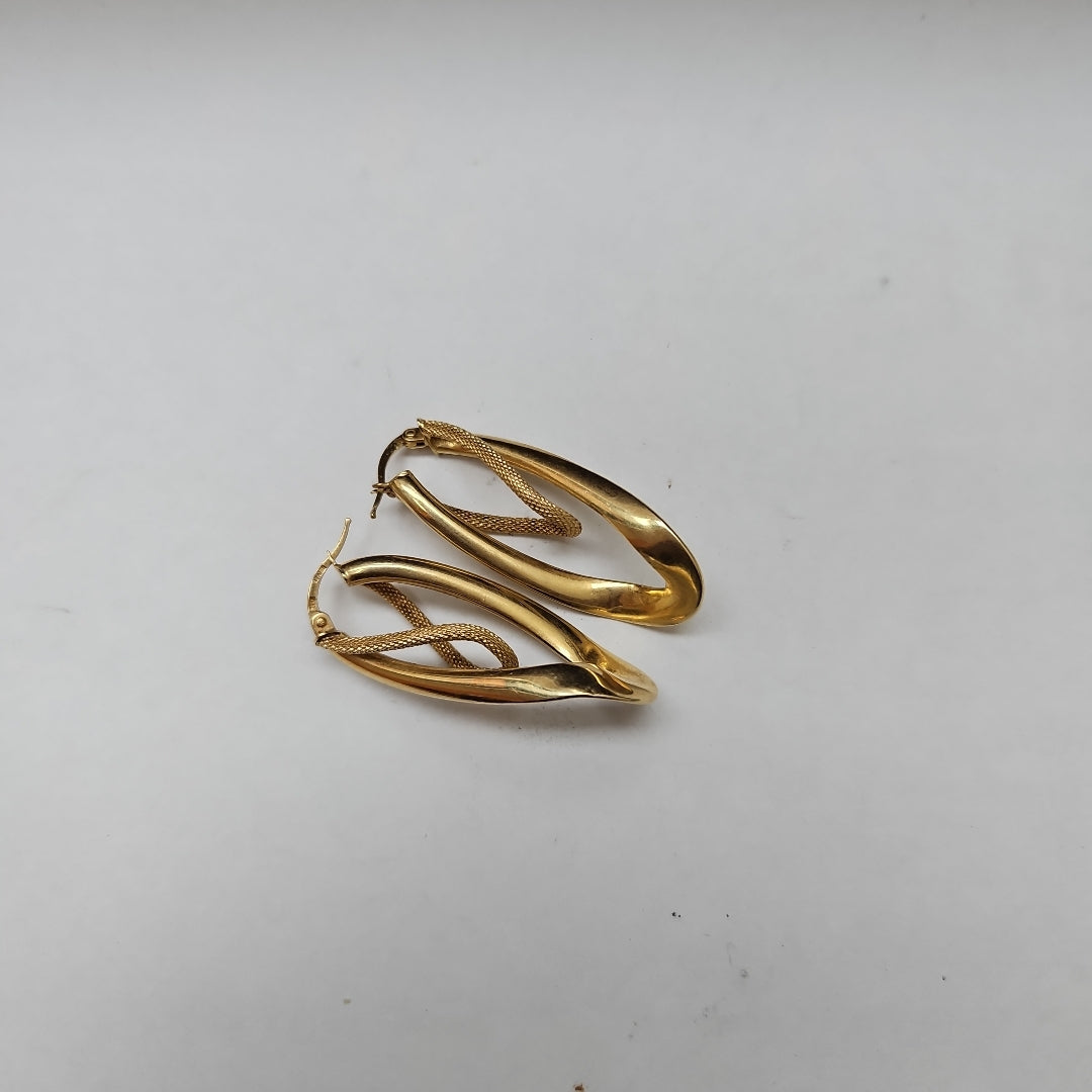 ARETES PAR ORO 14 K 5.1 GRMS (SEMINUEVO)