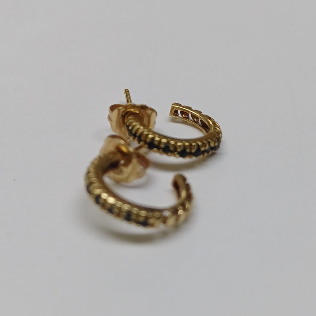 ARRACADAS PAR ORO 14 K 1.7 GRMS (SEMINUEVO)