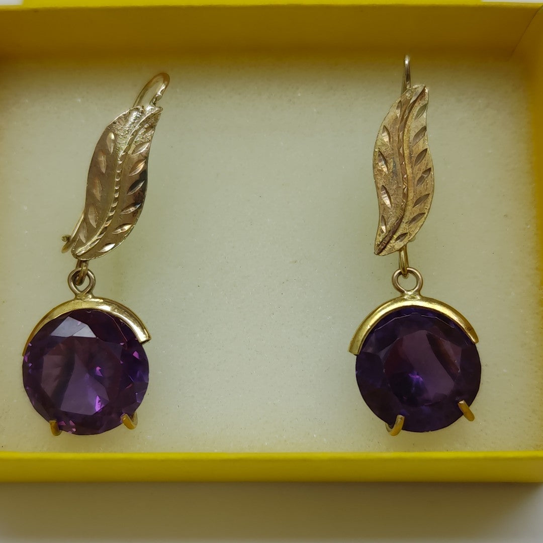 ARETES PAR ORO 10 K 10.1 GRMS (SEMINUEVO)
