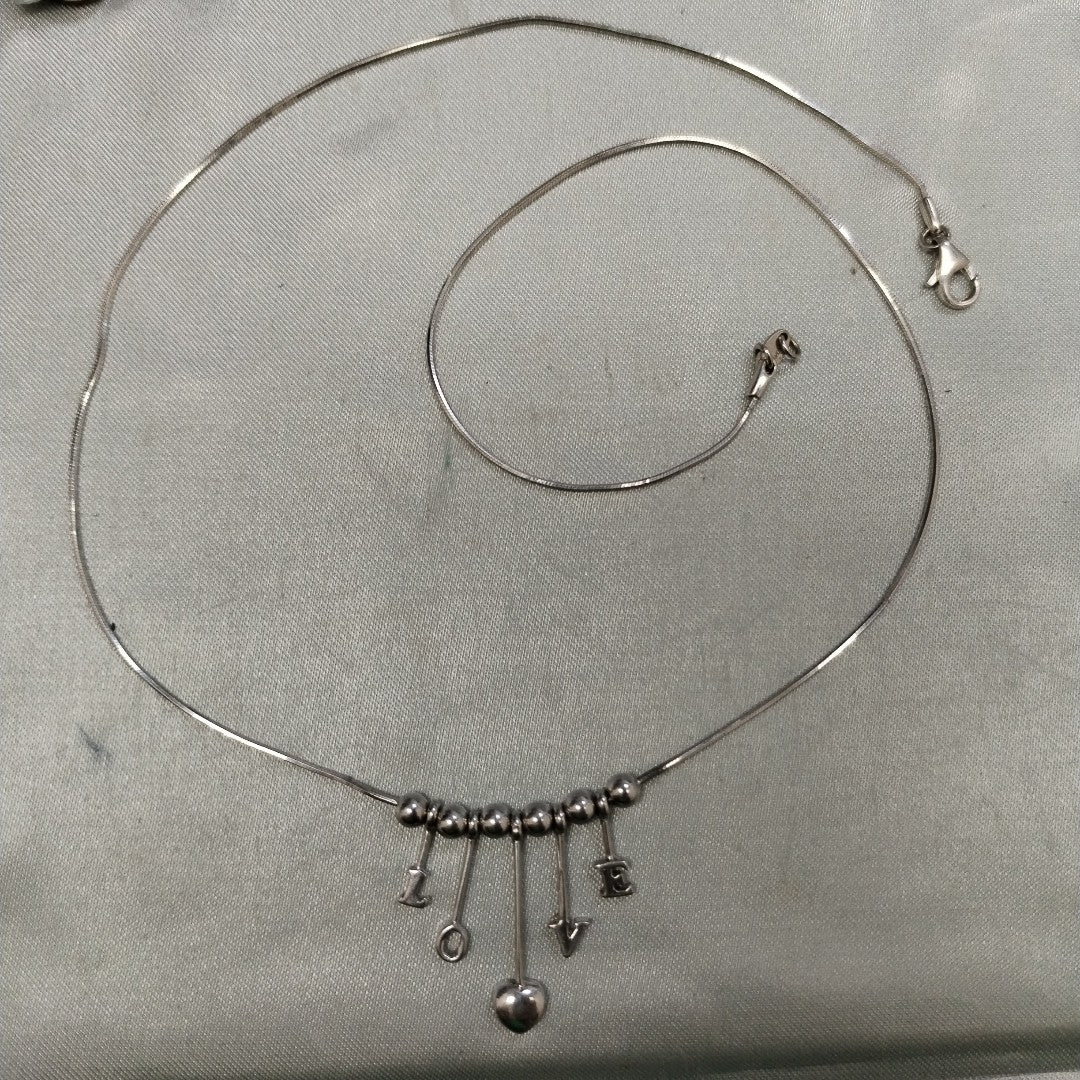 GARGANTILLA ORO BLANCO 14 K 5.9 GRMS (SEMINUEVO)