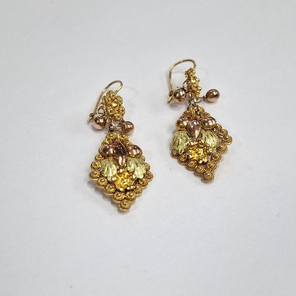 ARETES PAR ORO 8 K 3,40 GRMS (SEMINUEVO)