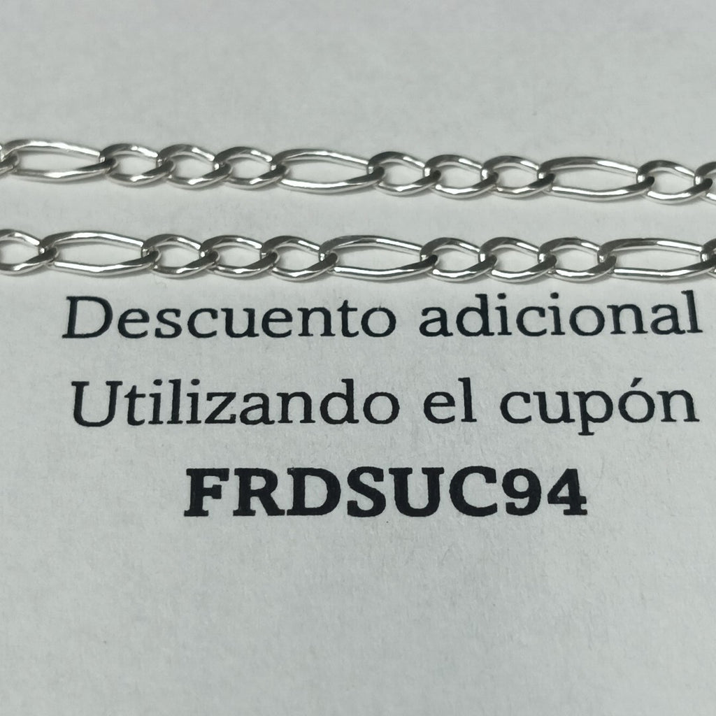 CADENA 3X1 PLATA .925 60 CM 4.62 GR (NUEVO)