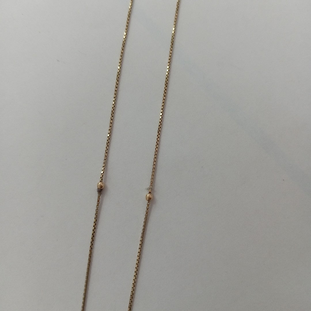 COLLAR ORO 10 K 3.2 GRMS (SEMINUEVO)