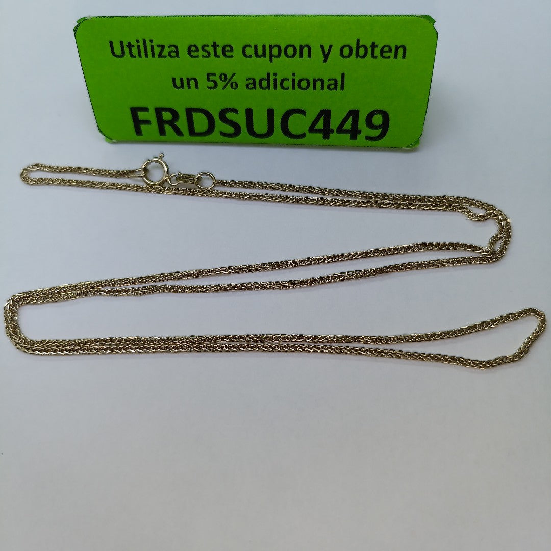 CADENA ORO 14 K 2,90 GRMS (SEMINUEVO)